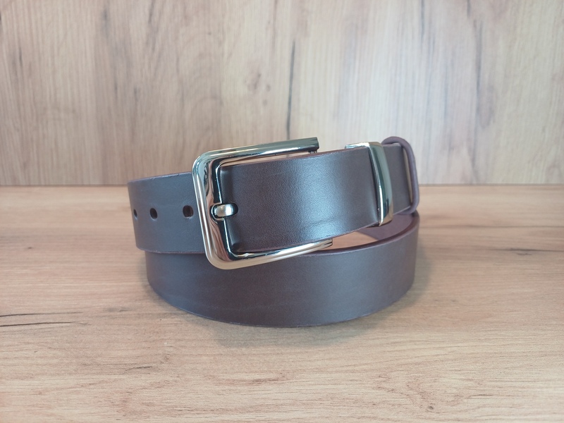 Brown Veg-Tan Leather Belt